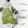 Gua Sha Stone Přírodní nefritová masáž obličeje Vánoční Náhled obrázku produktu 4