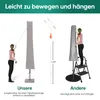 Sekey Sonnenschirm-Schutzhülle für Ø 400cm, 330 x 240cm Produktbild-Vorschau 4