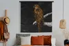 MuchoWow® Wandteppich Wandbehang Papagei - Gold - Zweig Produktbild-Vorschau 4