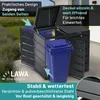 Mülltonnenbox Metall verzinkt 2x240L / 2x 120l Deckel Produktbild-Vorschau 3