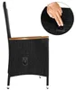 CASARIA® Polyrattan Gartenstuhl 2er Set Neiglehner Produktbild-Vorschau 6