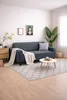 Elastischer Bezug aus dickem Stoff für 2-Sitzer Sofa, Couch Produktbild-Vorschau 2