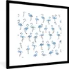 MuchoWow® MuchoWow® Gerahmtes Poster Flamingo - Blau - Produktbild-Vorschau 1