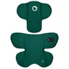 A top-down view of a green baby car seat insert and headrest. Náhľad obrázku produktu