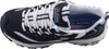A top-down view of a navy and white Skechers D'Lites sneaker. Produktbild-Vorschau