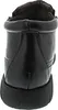 The back view of a black leather boot. Produktbild-Vorschau