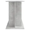 vidaXL Support pour aquarium gris béton 120x40x60 cm Bois Voir les images du produit 5