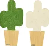 2er-Set Kratzbäume Kratzstämme, Kakteen-Design zur Produktbild-Vorschau 1