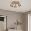 MasterLED Deckenleuchte Elza 3-flammig E27 beige Produktbild-Vorschau 5