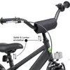 Qualitäts Kinderfahrrad 14 Zoll Matt Schwarz Junge Produktbild-Vorschau 4