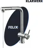 FELIX| Premium Edelstahl ausziehbare Küchenarmatur Silber Produktbild-Vorschau 1