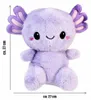 Axolotl Kuscheltier lila - ca. 27 cm Produktbild-Vorschau 2