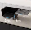 Küchenspüle 78x45cm Granitspüle Anthrazitschwarz Mit Produktbild-Vorschau 8