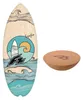 F2 Balance Board Korkrolle Halbkugel Balanceboard Holz Produktbild-Vorschau 1