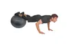 SCHILDKRÖT FITNESS GYMNASTIKBALL 85cm, (anthracite) KEINE Produktbild-Vorschau 4
