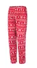 A pair of red and white patterned pajama pants. Produktbild-Vorschau