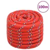 vidaXL Corde de bateau rouge 20 mm 100 m polypropylène Voir les images du produit 6