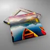 Bild auf Leinwand - Leinwandbild - See Natur - 40x40cm - Produktbild-Vorschau 2