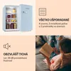 Klarstein Audrey Mini – malá chladnička, kompaktný minibar, Náhľad obrázku produktu 5