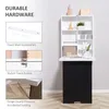 HOMCOM Bureau Mural Pliable Table Murale Rabattable Voir les images du produit 3