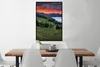 MuchoWow® Gerahmtes Poster Gras - Berge - Abend 60x90 cm - Produktbild-Vorschau 2