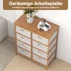 COSTWAY Kommode mit 8 abnehmbaren Stoffschubladen & Produktbild-Vorschau 3