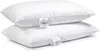 Two white pillows stacked on top of each other against a white background. Produktbild-Vorschau