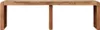 A wooden bench on a white background. Produktbild-Vorschau