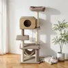Lesný dub Fudajo, mačací strom s rozmermi 152 cm, béžovej Náhľad obrázku produktu 8