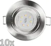 Einbauleuchten-Set McShine 10xRahmen 10xLED-Strahler Produktbild-Vorschau 2