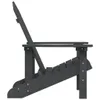 vidaXL Adirondack-Gartenstuhl HDPE Anthrazit Produktbild-Vorschau 4