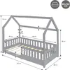 ML-Design Kinderbett 80x160 cm mit Matratze, Produktbild-Vorschau 7