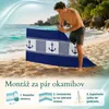 Lantigo Plážová zástena Modré Kotvy 6m | Vetrolam Náhľad obrázku produktu 8