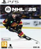 A hockey player in action on the ice, with game title and logos. Produktbild-Vorschau
