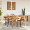 vidaXL Tisch für Outdoor Natürlich und Grau 180 x 90 x 75 Produktbild-Vorschau 4
