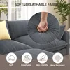BEALIFE Rohová pohovka 168x76x91 cm  | 2-miestna + taburet Náhľad obrázku produktu 10