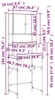 Vidaxx Waschmaschinenschrank 68x48,5x194 cm schwarz Produktbild-Vorschau 8