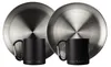 Black Snake® Camping Set - flacher Edelstahl Teller mit Produktbild-Vorschau 1