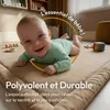CASABEL Tapis d’Éveil Bébé Velours Blanc crème 150×180 cm, Voir les images du produit 6
