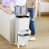 Clanmacy Poubelle Système de tri 4 compartiments Recycler Voir les images du produit 6