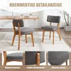 LVHOM Chaise rembourrée massive (lot de 2) recouverte de Voir les images du produit 5