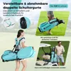 COSTWAY golfová taška na stojan, golfová taška s 5 Náhľad obrázku produktu 8