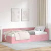 vidaXL Eckbettgestell mit Kopfteil Rosa 100 cm x 200 cm Produktbild-Vorschau 2