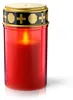 Bougie LED pour cimetière, alimentée par batterie, avec Voir les images du produit 1