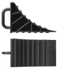 Cale-support plastique avec poignée 16,5 cm noir 2 pièces Voir les images du produit 5