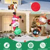 2,5m Suspendu Noël Renne gonflable & Père Noël avec LED Voir les images du produit 3