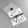 Wanduhr - Quadrat - Glasuhr - Hirsch Winter Tierwelt Produktbild-Vorschau 2