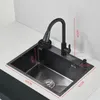 Spülbecken Küche - Einzelbecken mit Armatur - 304 Edelstahl Produktbild-Vorschau 2