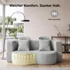 Sofa 3-Sitzer mit Schlaffunktion, 196 cm Komfortables Produktbild-Vorschau 3