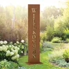 EASYmaxx Garten Deko Standschild - Willkommen | Gartensäule Produktbild-Vorschau 2